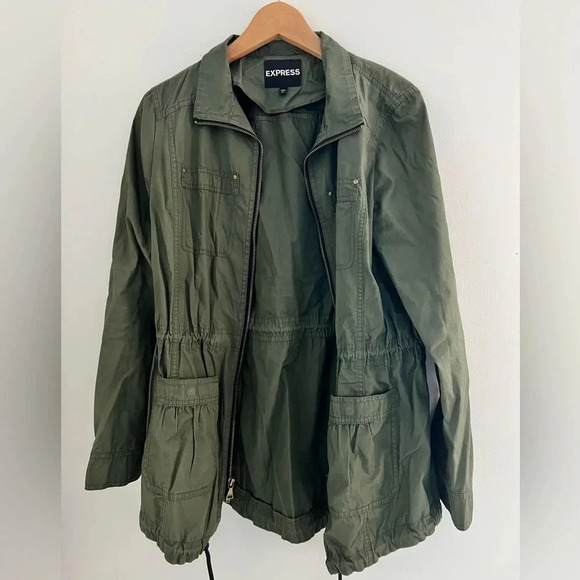 Express Womens Camouflage Jacket size S - Picture 1 of 11